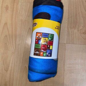 NEW M&M World Fleece Blanket